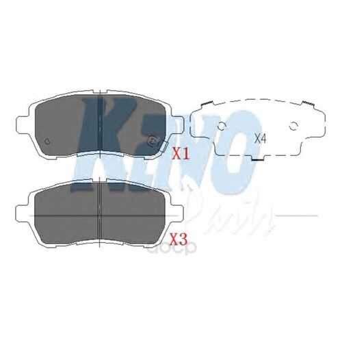 Колодки тормозные kavo parts KBP1514 в Автодоктор
