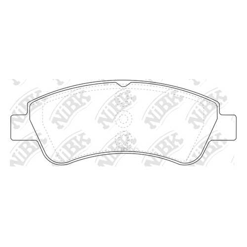 Колодки тормозные NiBK PN0364 в Автодоктор