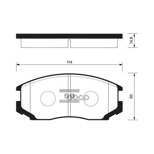 Колодки тормозные SANGSIN SP1142 в Автодоктор