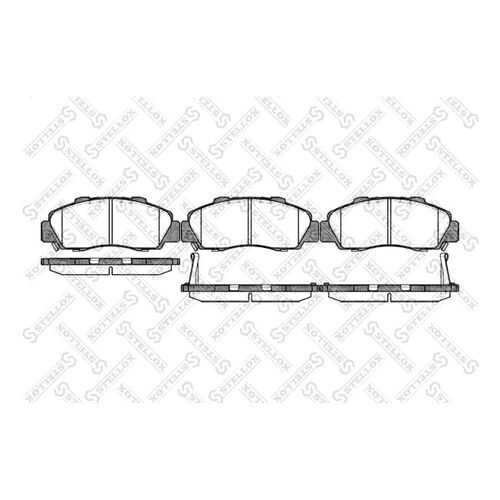 Комплект тормозных дисковых колодок Stellox 362 032B-SX в Автодоктор