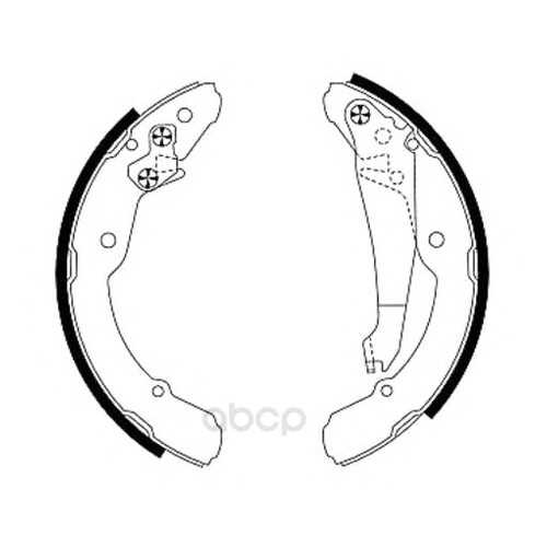 Комплект тормозных колодок барабанных HELLA PAGID 8DB355001691 в Автодоктор