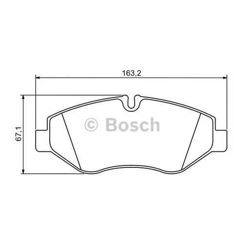 Комплект тормозных колодок Bosch 0986494293 в Автодоктор