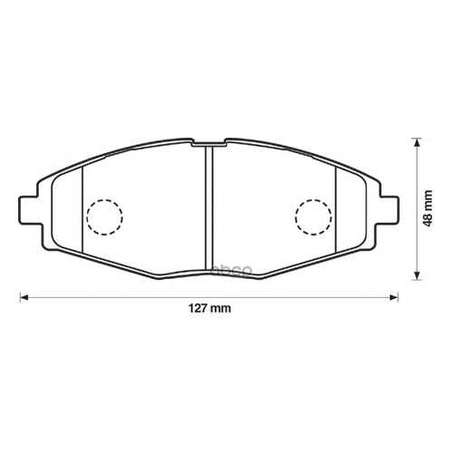 Комплект тормозных колодок Jurid 572402J в Автодоктор