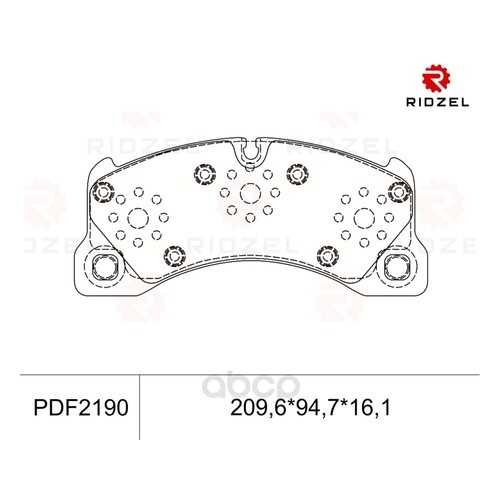 Комплект тормозных колодок RIDZEL PDF2190 в Автодоктор