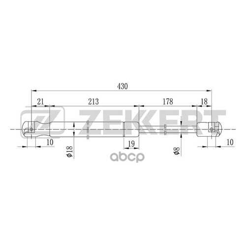 Амортизатор Багажника/капота Zekkert GF1344 в Автодоктор