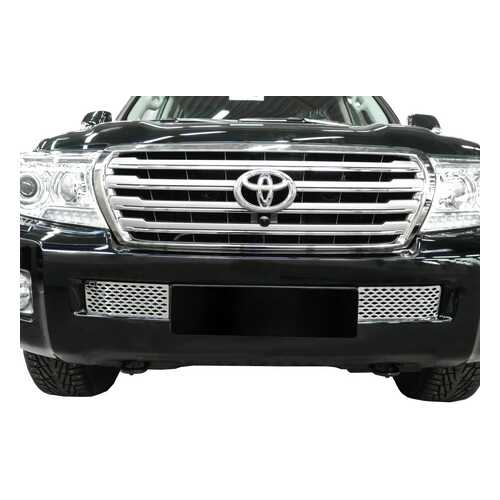 Накладка решетки бампера Fancycar для Toyota Land Cruiser 200, нижняя, лист 1,5 мм, нержав в Автодоктор