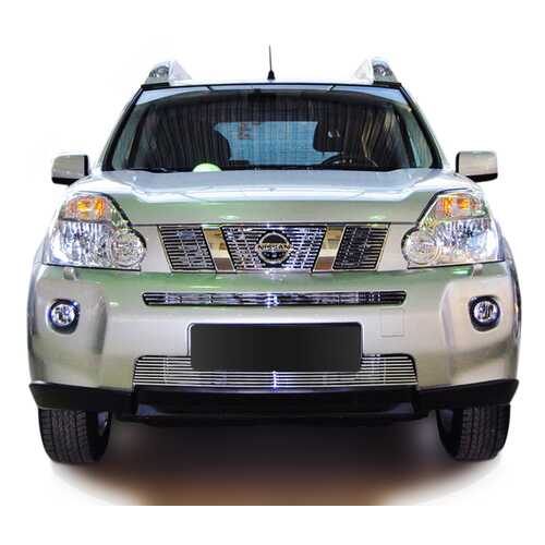 Накладка решетки радиатора Fancycar для Nissan X-Trail T31 (2007-2011), верхняя, профиль 6 в Автодоктор