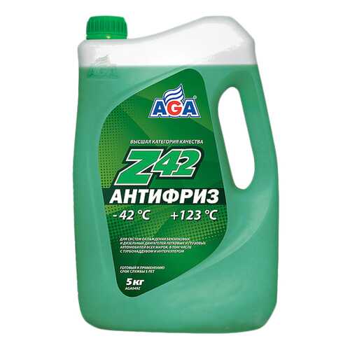 Антифриз AGA G11 зеленый готовый антифриз 5л в Автодоктор