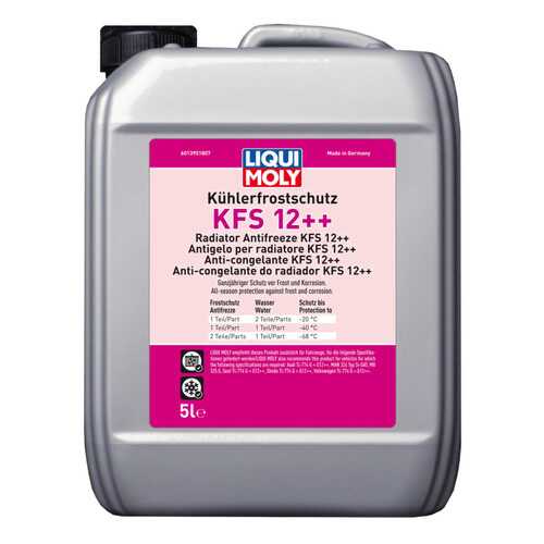 Антифриз-концентрат LIQUI MOLY Kuhlerfrostschutz KFS 12++ (5л) в Автодок