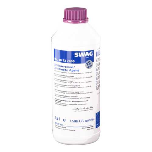 Антифриз Swag фиолетовый концентрат G12 1,5л. 30937400 в Автодок