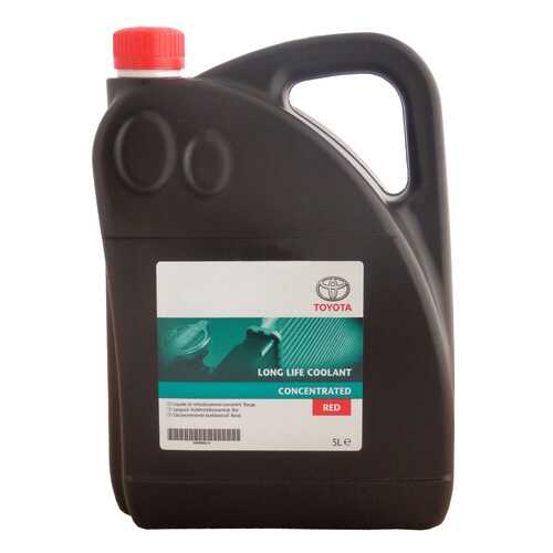 Антифриз Toyota LONG LIFE COOLANT CONCENTRATED Красный Концентрат 5л 5.05кг в Автодоктор