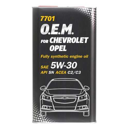 7702 MANNOL O.E.M. for CHEVROLET OPEL 10W-40 5 л. Полусинтетическое моторное масло в Автодоктор