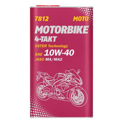 7812 MANNOL 4-Takt Motorbike 10W-40 20 л. Синт. моторное масло в Автодоктор