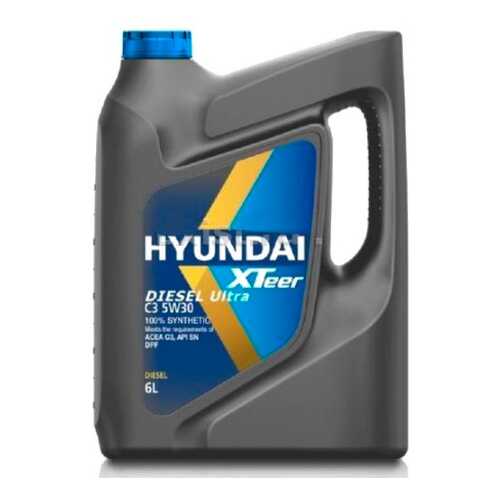 HYUNDAI XTeer Масло Моторное 5w30 Hyundai Xteer 6л Синтетика Diesel Ultra C3 в Автодоктор