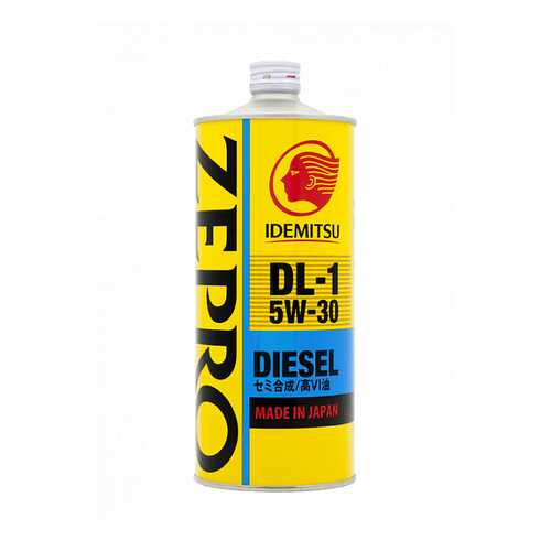 Масло Моторное Idemitsu Zepro Diesel Dl-1 5w-30 1l IDEMITSU арт. 2156054 в Автодоктор