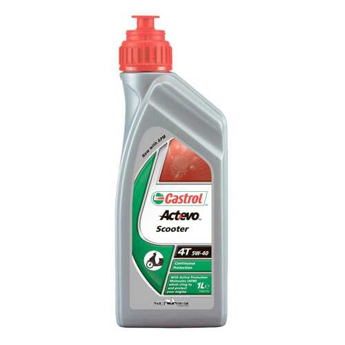 Моторное масло Castrol Act>evo Scooter 4T 5W-40 1л в Автодоктор