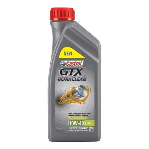 Моторное масло Castrol GTX Ultraclean 10W-40 1л в Автодоктор