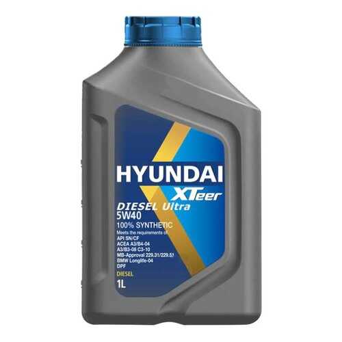 Моторное масло Hyundai-KIA Diesel Ultra 5W-40 1л в Автодоктор