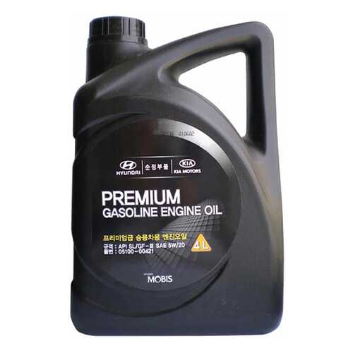 Моторное масло Hyundai-KIA Premium Gasoline 5W-20 4л в Автодоктор