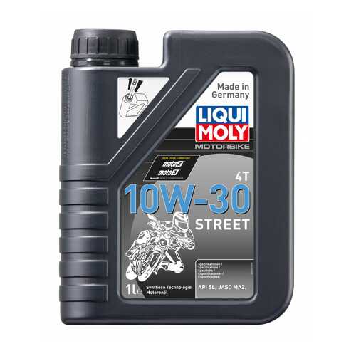 Моторное масло Liqui moly Motorbike 4T Street 10w-30 1л в Автодоктор