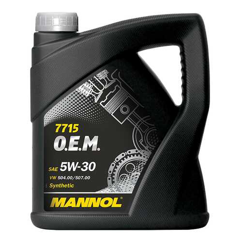 Моторное масло Mannol 7715 O.E.M. 5W-30 5л в Автодоктор