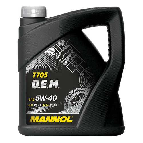 Моторное масло Mannol O.E.M. 5W-40 4л в Автодоктор