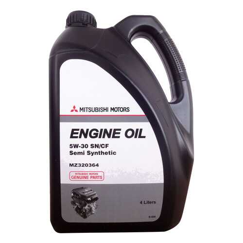 Моторное масло Mitsubishi Engine Oil Semi-Synthetic 5W-30 4л в Автодоктор