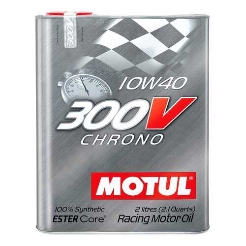 Моторное масло Motul 300V Chrono 10W-40 2л в Автодоктор