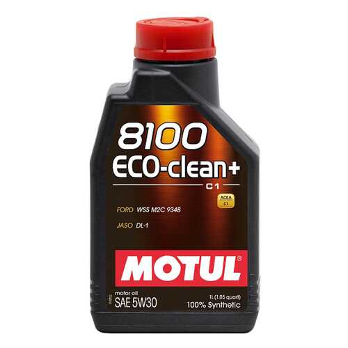 Моторное масло Motul 8100 Eco-clean+ 5W-30 1л в Автодоктор