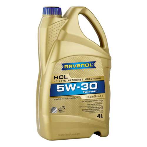 Моторное масло Ravenol HCL SAE 5W-30 4л в Автодоктор
