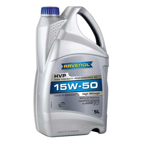 Моторное масло Ravenol HVP High Viscosity Perfor Oil SAE 15W-50 5л в Автодоктор