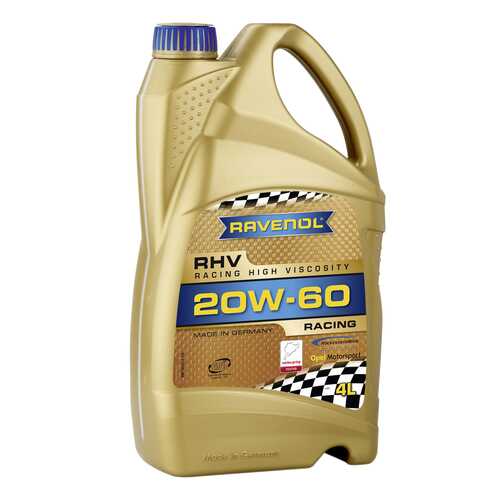 Моторное масло Ravenol RHV Racing High Viscosity SAE 20W-60 4л в Автодоктор