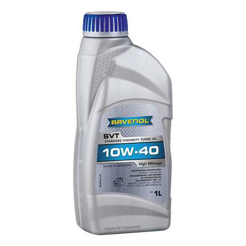 Моторное масло Ravenol SVT Stand Viscosity Turbo Oil SAE 10W-40 1л в Автодоктор