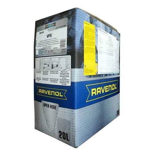 Моторное масло Ravenol VFE SAE 5W-20 20л в Автодоктор