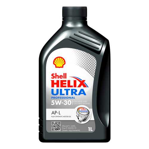 Моторное масло Shell Helix Ultra 5w-30 1л в Автодоктор
