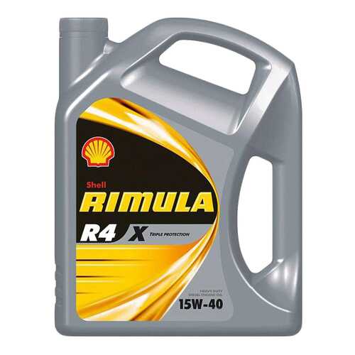 Моторное масло Shell Rimula R4 X 15w-40 4л в Автодоктор