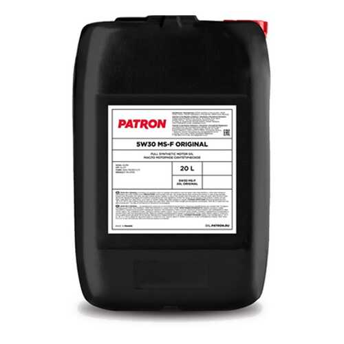 Моторное масло синтетическое PATRON 20л в Автодоктор