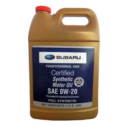 Моторное масло Subaru Synthetic 0W-20 3,780л в Автодоктор