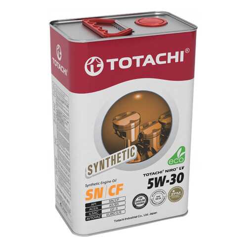 Моторное масло Totachi Niro LV Synthetic SN 5W-30 4л в Автодоктор