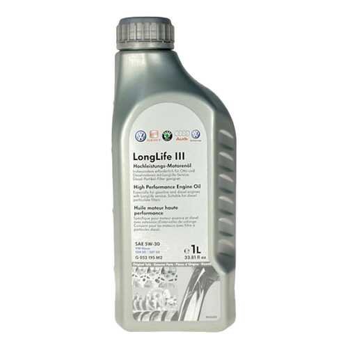 Моторное масло VAG LongLife III 5W-30 1л в Автодок