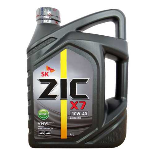 Моторное масло Zic Diesel X7 10W-40 4л в Автодоктор