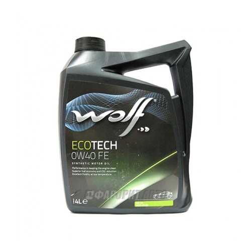 Wolf Масло Моторное Синтетическое Ecotech Fe 0w-40, 4л в Автодок