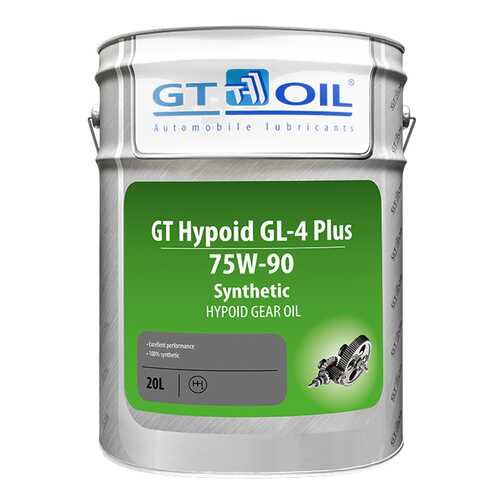 Трансмиссионное масло GT OIL 75w90 20л 8809059408490 в Автодоктор