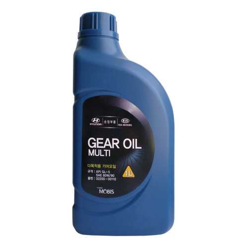 Трансмиссионное масло Hyundai-KIA Gear Oil Multi 80W90 1л 0220000110 в Автодоктор