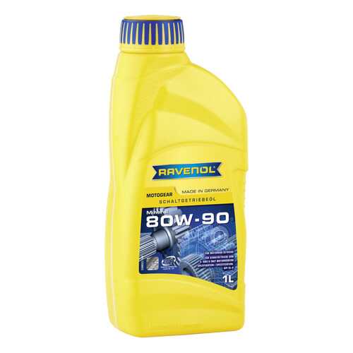 Трансмиссионное масло RAVENOL Motogear 80w90 1л 1250055-001-01-999 в Автодок