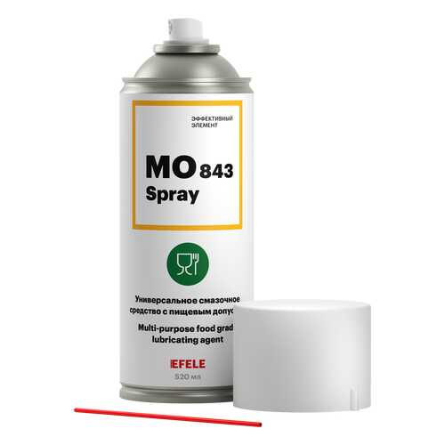 Универсальное масло с пищевым допуском EFELE MO-843 SPRAY (520 мл) в Автодоктор