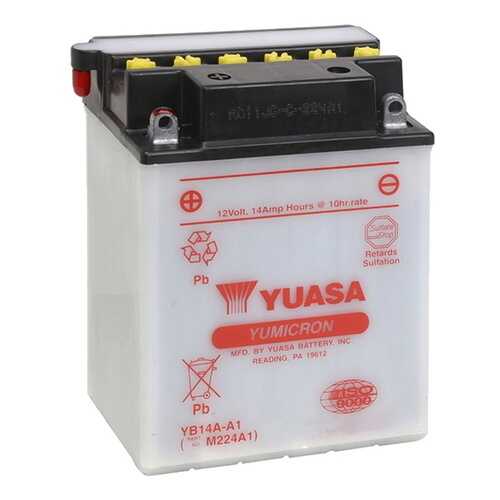 Аккумулятор Yamaha YB1-4AA10-00-00 /BTY-YB14A-A1-00 /BRP 715900171 Yuasa YB14A-A1 YB14A-A1 в Автодок