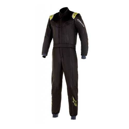Комбинезон для автоспорта STRATOS, FIA, чёрный/жёлтый, р-р 54 Alpinestars 3354819_160_54 в Автодоктор