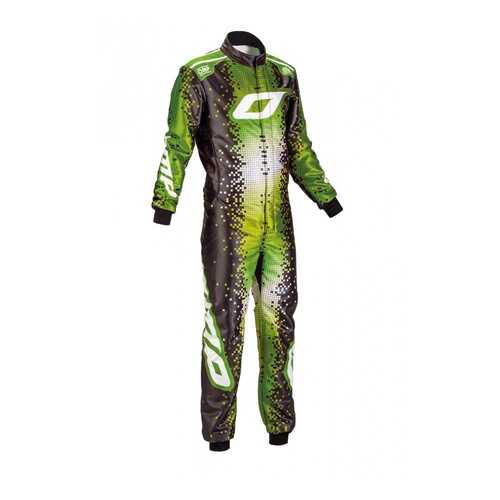 Комбинезон для картинга детский KS ART Suit,CIK,чёрный/зелёный/жёлт.,160 OMP Racing KK0172 в Автодоктор