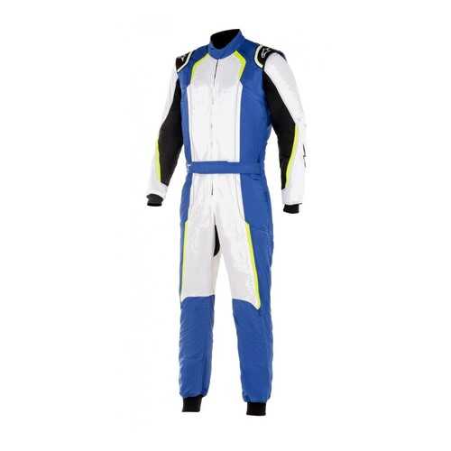 Комбинезон для картинга KMX 5, CIK, синий/белый/жёлтый, р-р 50 Alpinestars 3353017_7255_50 в Автодоктор
